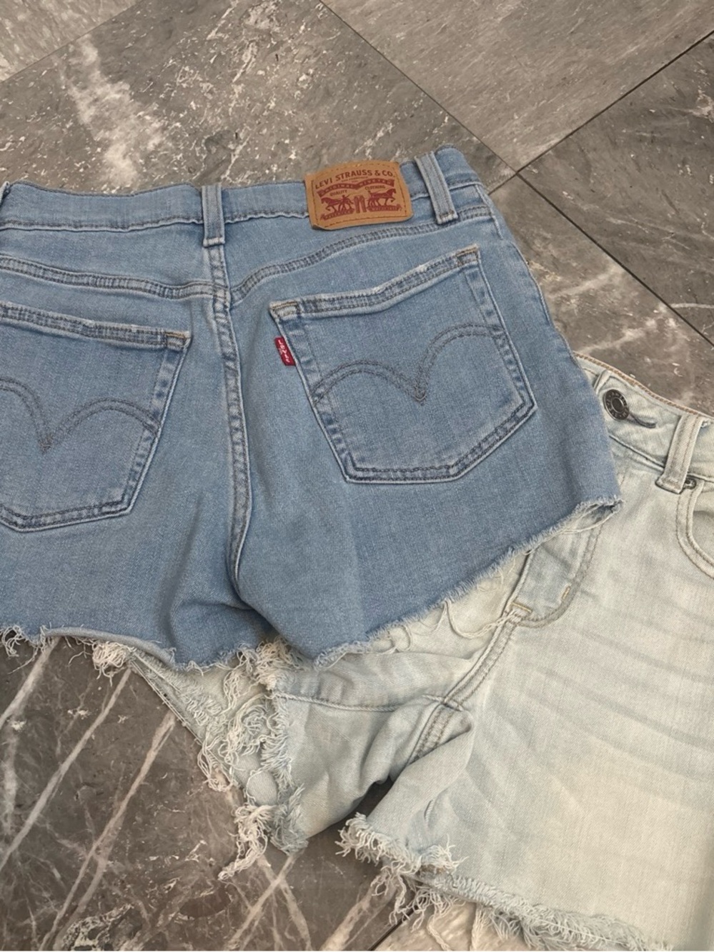Levi’s + American Eagle Distressed Denim Shorts Bundle W25 / Size 4 Y2K